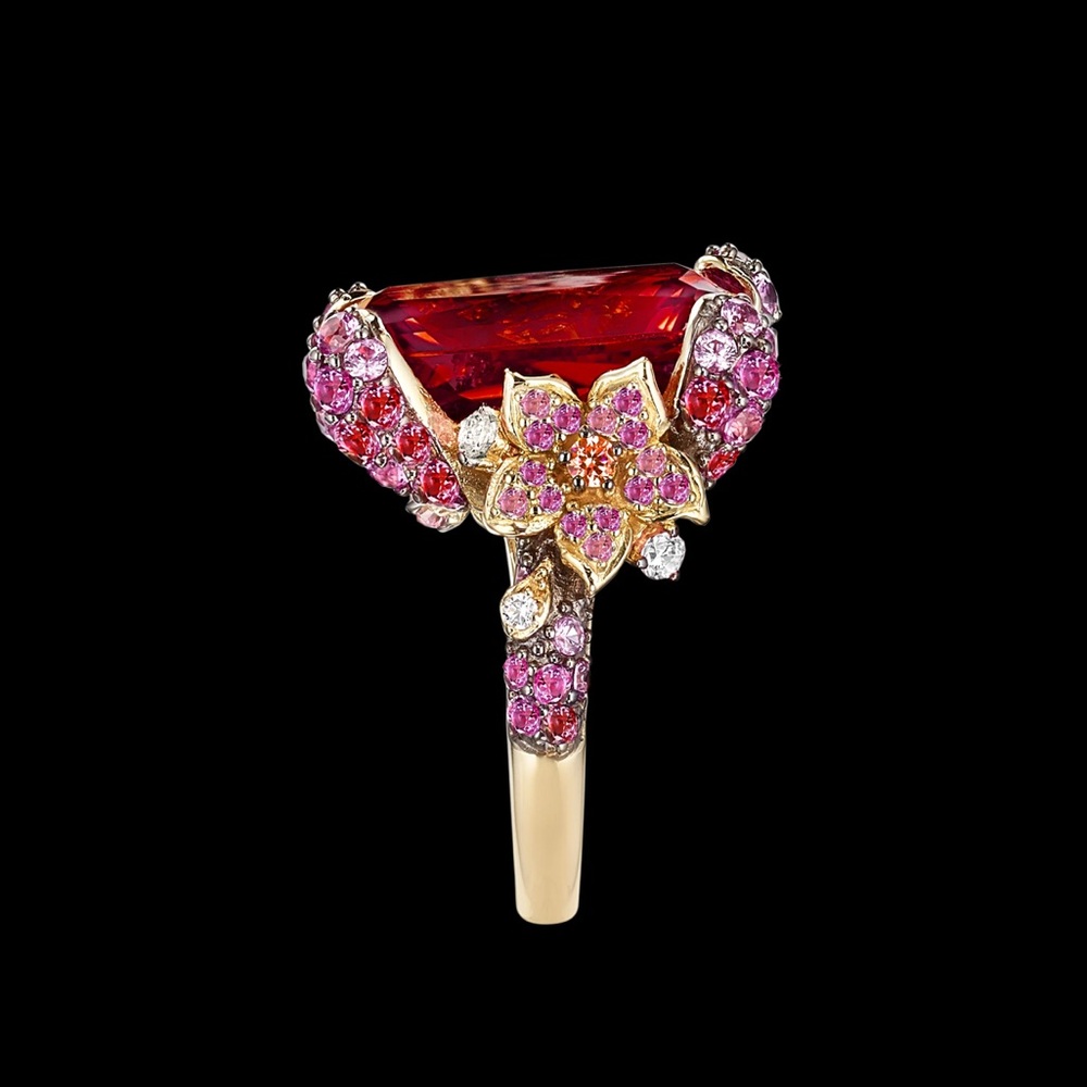 Cinderella Ruby Ring - Picture 3 of 4